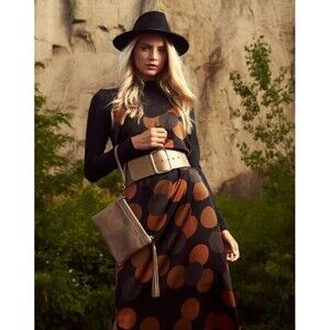 Brave Leather Belt NWT Italian Sandile Nappa Bold Retails $160 Womens Size 30